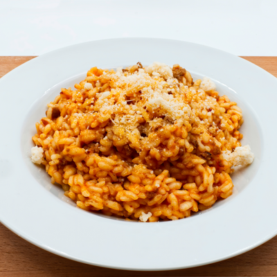 Creamy Pasta with Fungi and Parmigiano-Reggiano