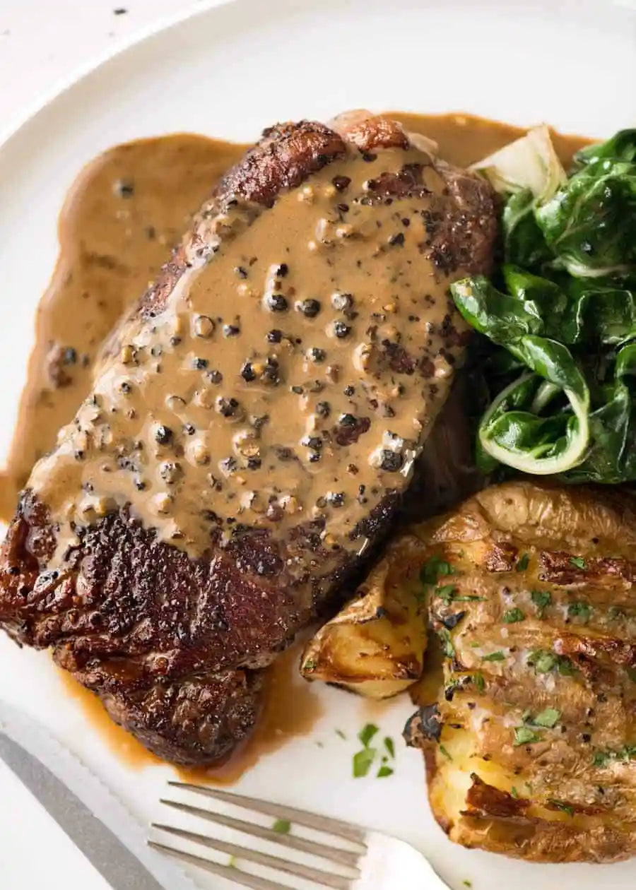 How to Make Steak Au Poivre Sauce