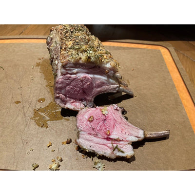 New Zealand Grass-Fed Lamb Rack CAP ON (approx. 1lb)