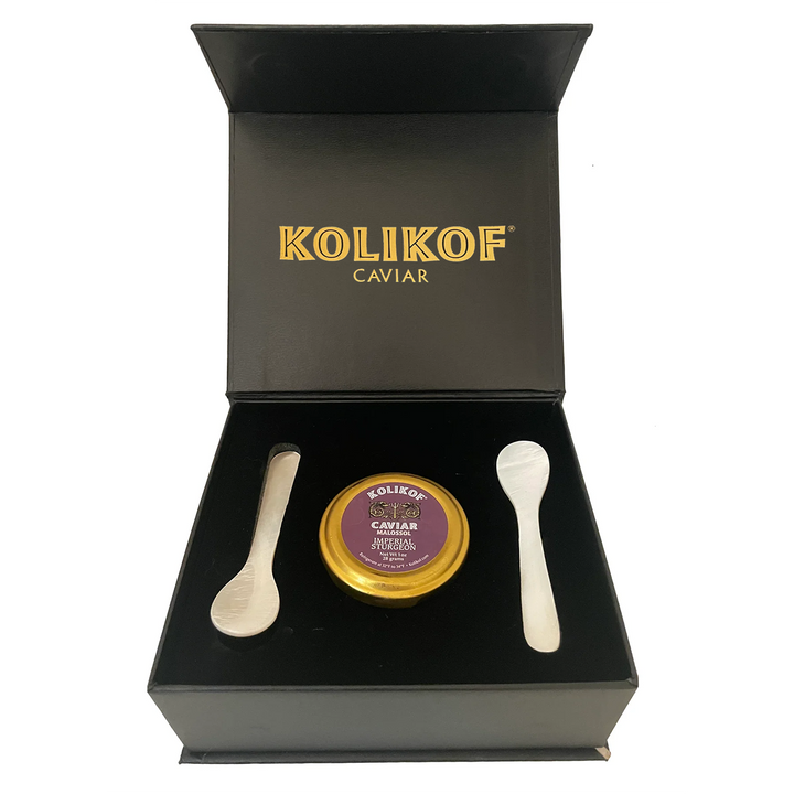 Holiday Caviar Gift 28g - (Gift Box, 2 Spoons & 1 Key)