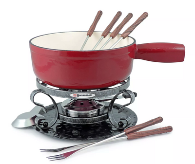 Swissmar Lugano Cast Iron Fondue Set