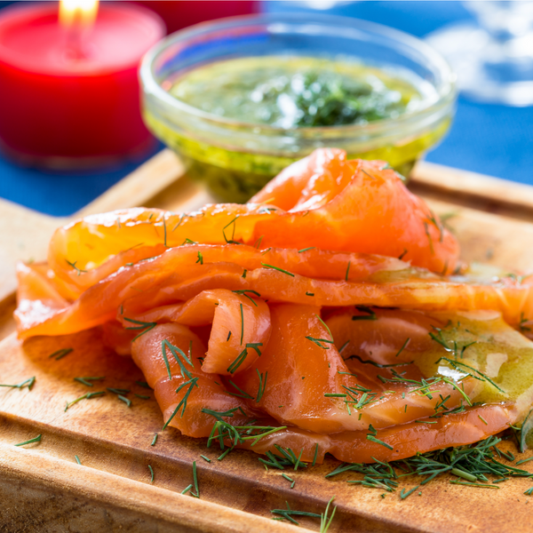 莳萝烟熏三文鱼 (Gravlax)
