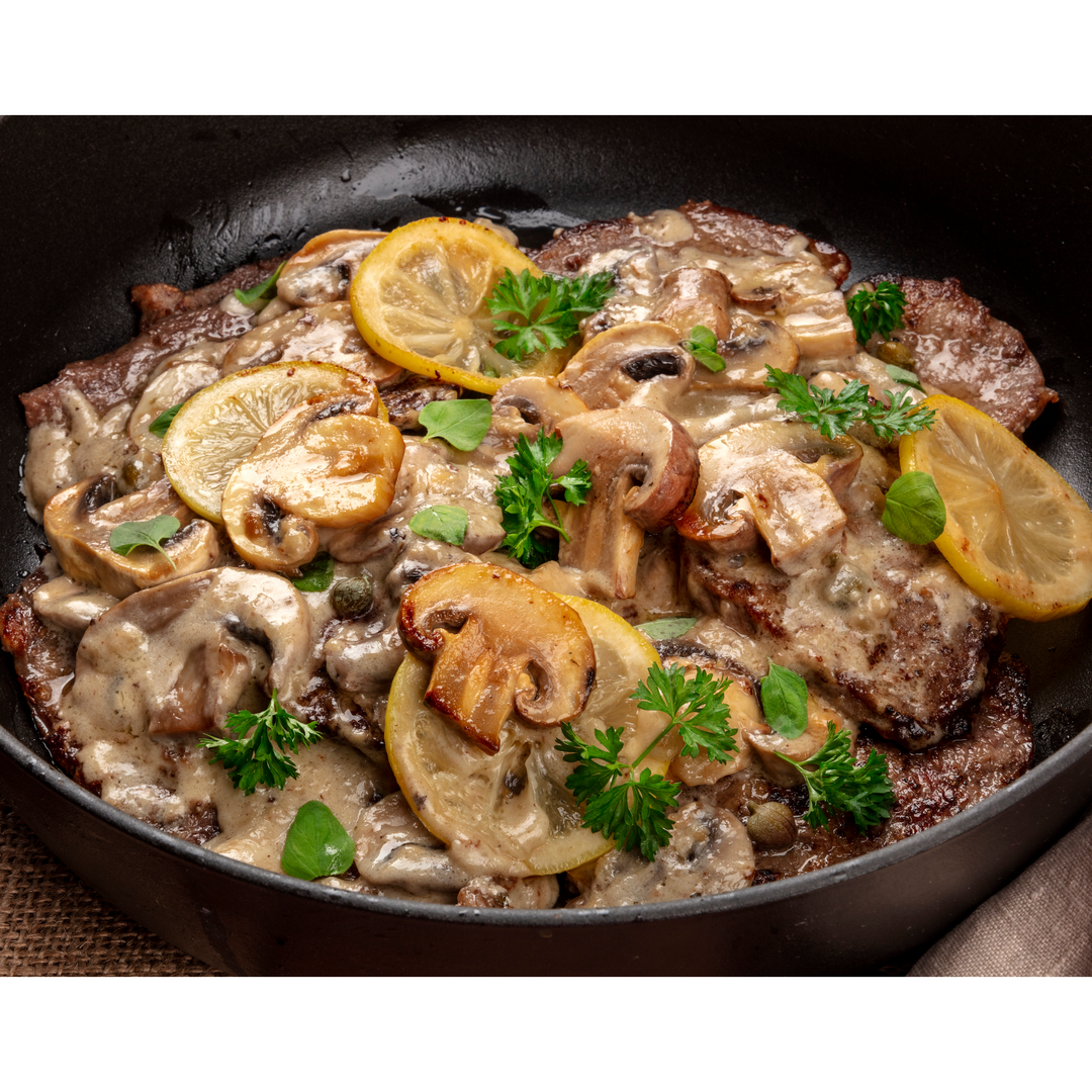 Veal Scallopini Prime, Filet Mignon