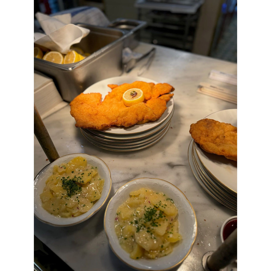 Austrian Style Veal Scallopini Schnitzel