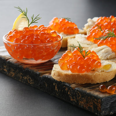 Sturgeon Caviar / Alaskan Salmon Roe Gift Set (4oz)