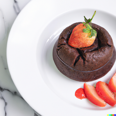 Valrhona Chocolate Molten Lava Cakes