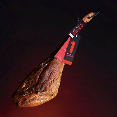 Montaraz - 100% Iberico bone in Jamon, acorn feed ,Bellota, Pata Negra (16-18lbs.)