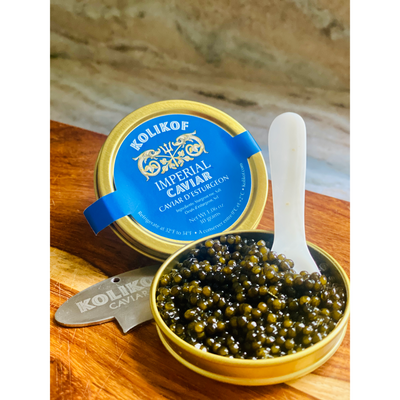 Ossetra and Kaluga Sturgeon Caviar Gift Set