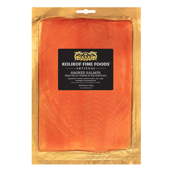 Scottish Salmon Hand-Cut Lox for Bagels at Kolikof.com