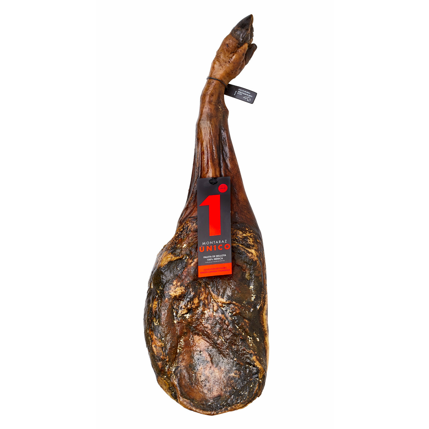 Montaraz 100% Iberico Paleta bone in Shoulder Bellota Acorn feed, Pata Negra (9-11lbs.)