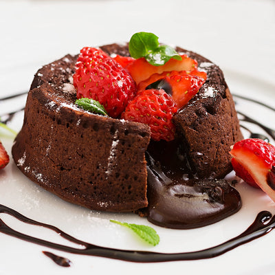 Valrhona Chocolate Molten Lava Cakes