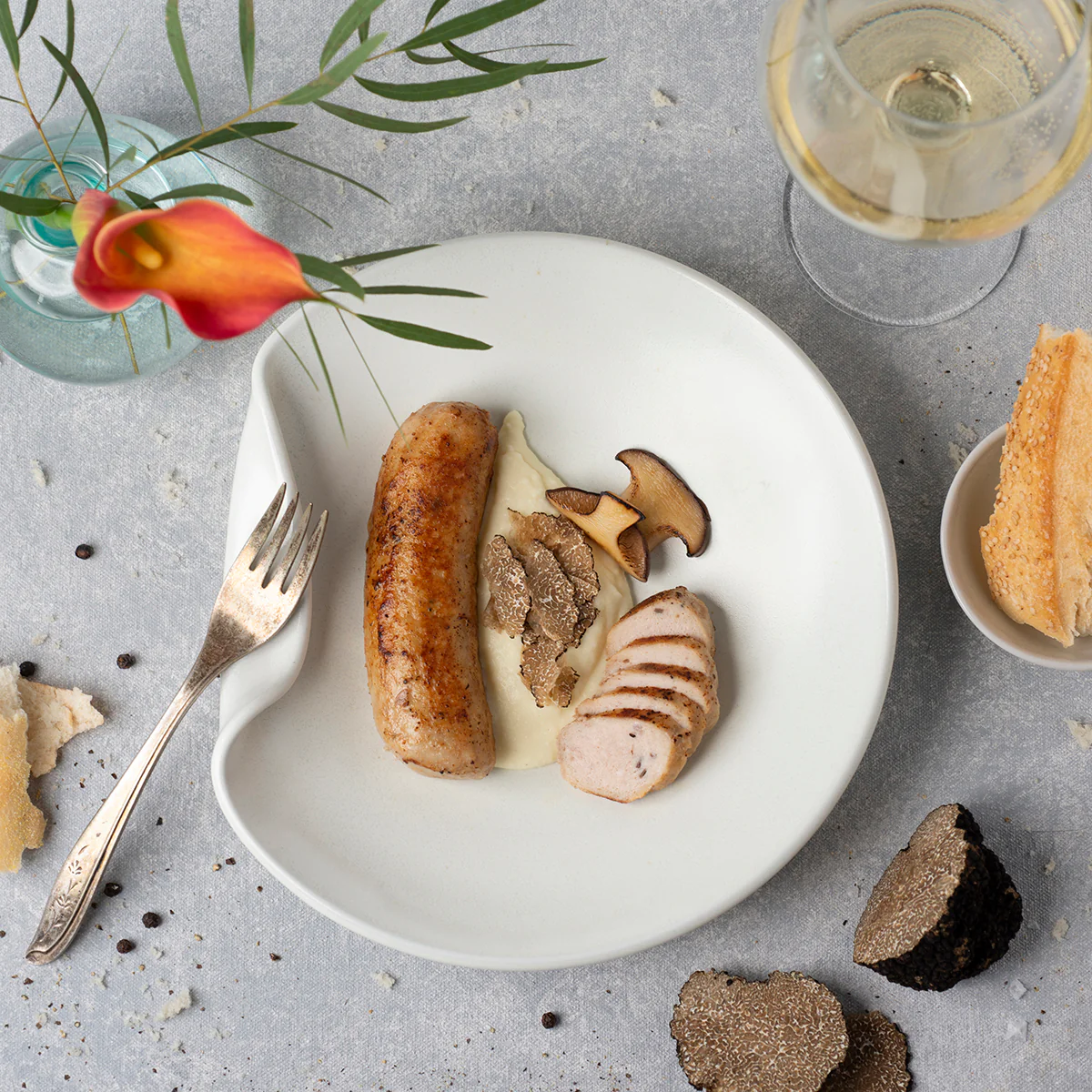 Boudin Blanc with Black Truffle (4 links - avg 1 lb.)