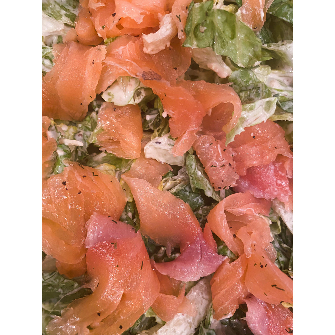 Smoked Salmon with Lemon Pepper Gravlax